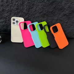 Summer Neon Silicone Soft Case for iPhone Flat 70% OFF TODAY