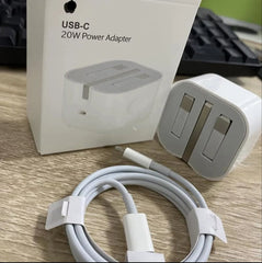 3Pin 20W Fast Charger for iPhone With Cable