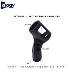 Dynamic Microphone Holder - 3/8" - 5/8"