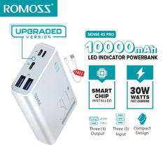 Romoss Sense 4S Pro 30W 10000mAh Super Fast Charging Power Bank