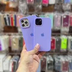 iPhone Premium Quality Silicone Case (Lilac Color)