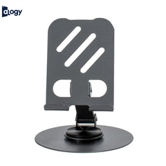 Desktop Metal Mobile Stand with 360° Rotating Base - Space Grey
