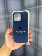 iPhone Premium Quality Silicone Case (Navy Blue Color)