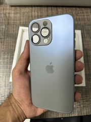 AG™️ Frosted Glass Anti-Glare iPhone Case with Lens Protector