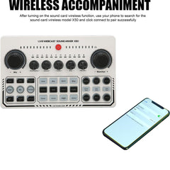 X50 Live Sound Card - Dual Mic Compatible