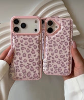 Pink Lovely Leopards Luxury Soft Silicone case