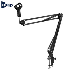 Scissor Arm Mic Stand 3/8 – Adjustable with Table Clamp