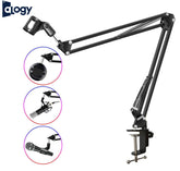 Scissor Arm Mic Stand 3/8 – Adjustable with Table Clamp