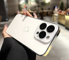 Best Seller Luxury Glass logo Case With Lens ( 70% OFF Today)