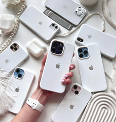 iPhone Premium Quality Silicone Case (White Color)