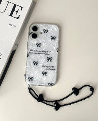 Bow chubby Shimmer with Hanging Charm 70% OFF TODAY