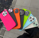 Summer Neon Silicone Soft Case for iPhone Flat 70% OFF TODAY