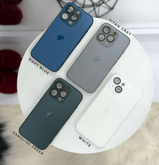 AG™️ Frosted Glass Anti-Glare iPhone Case with Lens Protector