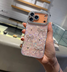 ✨ Premium Bow Crystal Diamond iPhone Case