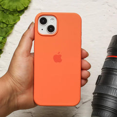 iPhone Premium Quality Silicone Case (orange color)