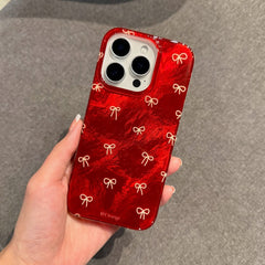 Burgundy Bow IMD premium case