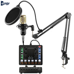 BM800 Condenser Microphone With M8 Sound Card
