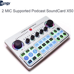 X50 Live Sound Card - Dual Mic Compatible