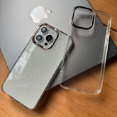 Transparent crystal Shimmer Case for iPhone