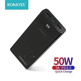 ROMOSS 20000mAh 50W PD 3.0 USB C Power Bank (Super Fast)