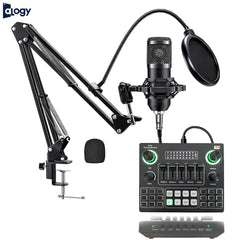 BM800 Condenser Microphone With V9SJ Sound Card