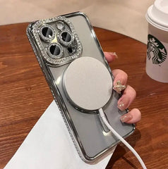 Diamond Bling Stone magsafe Case for iPhone including 16 series (FLAT 40% OFF)