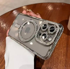Diamond Bling Stone magsafe Case for iPhone including 16 series (FLAT 40% OFF)