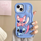 Premium 3D Cartoon Stitch Case for iPhone