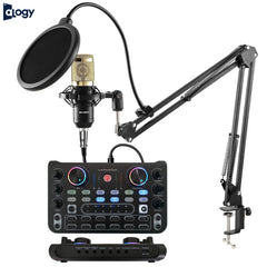 BM800 Condenser Microphone With X60 Sound Card - 3 Mics Supported
