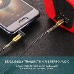 Aux connector Extender audio cable Male to Male