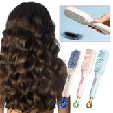 Magic Retractable Comb Self Cleaning Hair Brush Massage