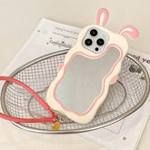 📱🐰 Cute Bunny Mirror iPhone Case