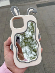 Cute Mirror Rabit Case for iPhone
