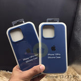 APPLE iPhone Silicone Logo Case With Fiber Padding Black Blue Green Pink Lilac Plum Maroon