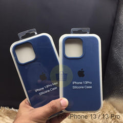 APPLE iPhone Silicone Logo Case With Fiber Padding Black Blue Green Pink Lilac Plum Maroon