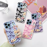 Smileys Case With Multicolor Chain
