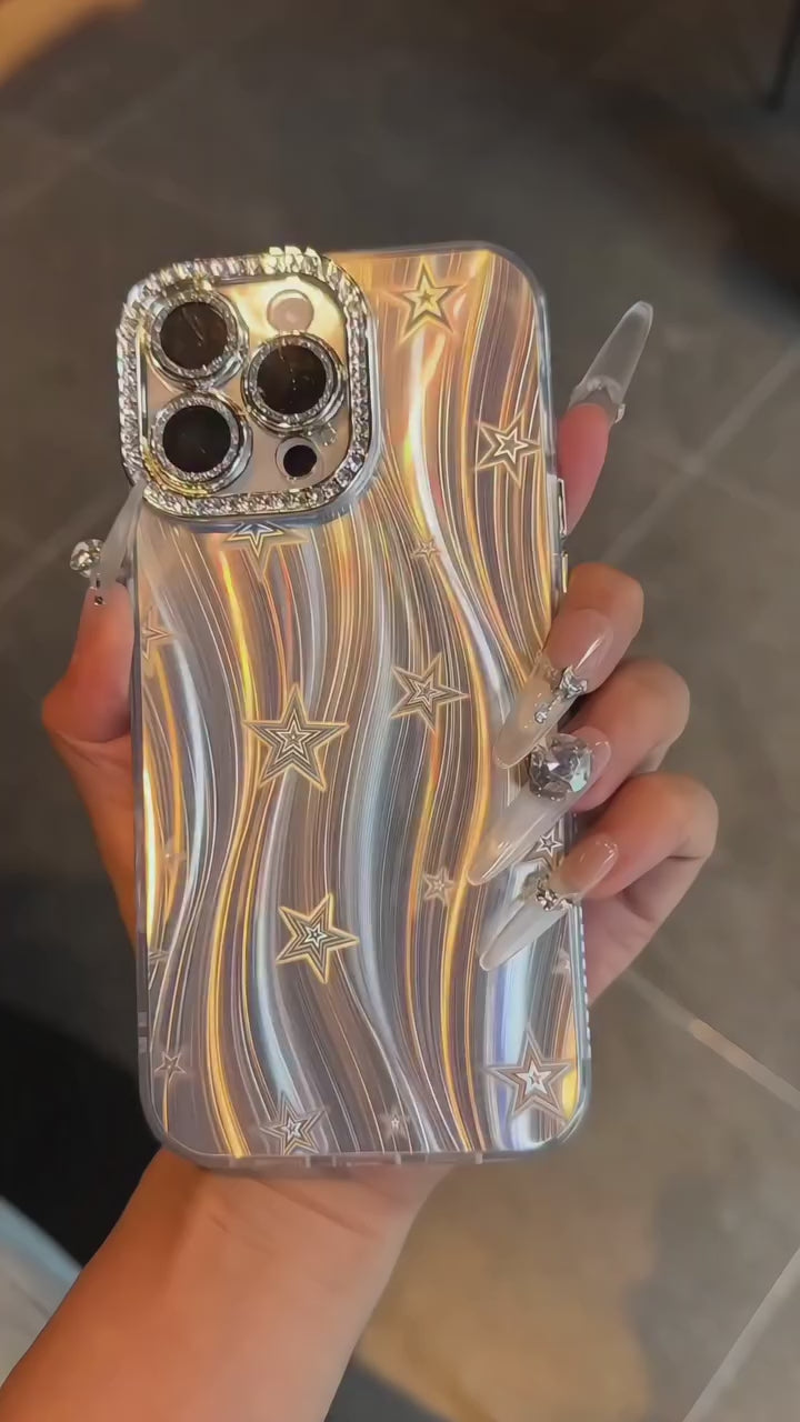 Star ⭐️ Diamond 💎 Bling Case with Lens Protection 70% OFF ( Best Seller )