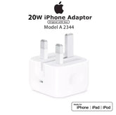 3Pin 20w fast charging adapter (cable not included)