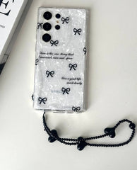 Bow chubby Shimmer with Hanging Charm 70% OFF TODAY