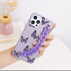 Purple Butterfly Chain Case