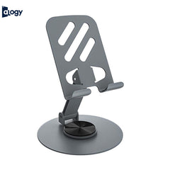 Desktop Metal Mobile Stand with 360° Rotating Base - Space Grey
