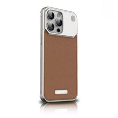 ✨Magsafe Magnetic Metal Leather Frameless Fragrance Phone Case For iPhone