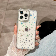 TRANSPARENT STAR SHIMMERY CASE 50% OFF TODAY
