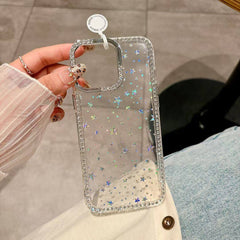 TRANSPARENT STAR SHIMMERY CASE 50% OFF TODAY