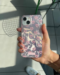 Heart Gradient Holographic Premium Cases