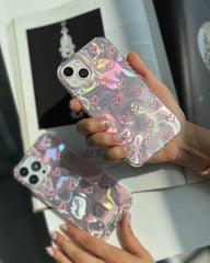 Heart Gradient Holographic Premium Cases