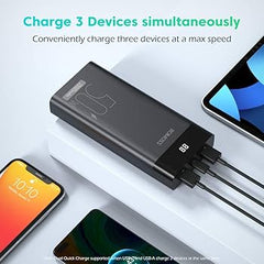 ROMOSS 20000mAh 50W PD 3.0 USB C Power Bank (Super Fast)