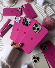 DARK PINK SILICONE CASE -