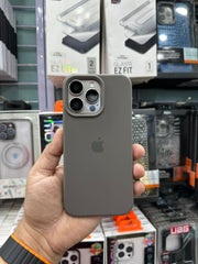 Natural Titanium Silicone Case For Iphone