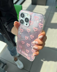 Heart Gradient Holographic Premium Cases